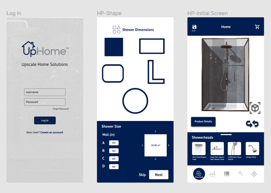 AR prototype interface